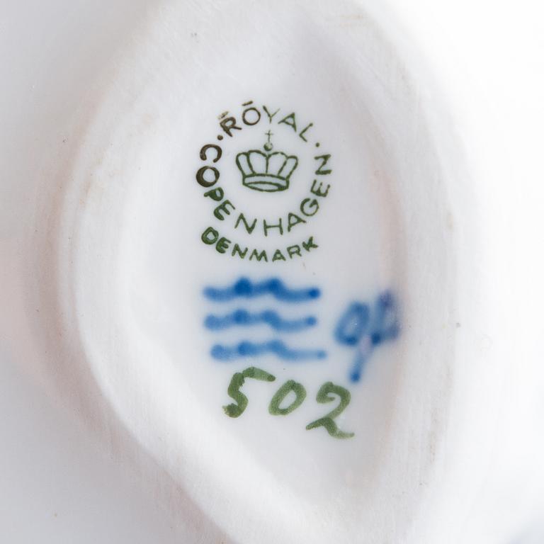 Carl Frederik Liisberg, Figurin, isbjörn 502, porslin, Royal Copenhagen, Danmark, 1985-91.