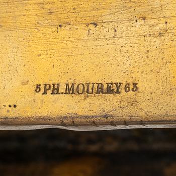 A late 19th century mantle clock by Phillipe Mouray.