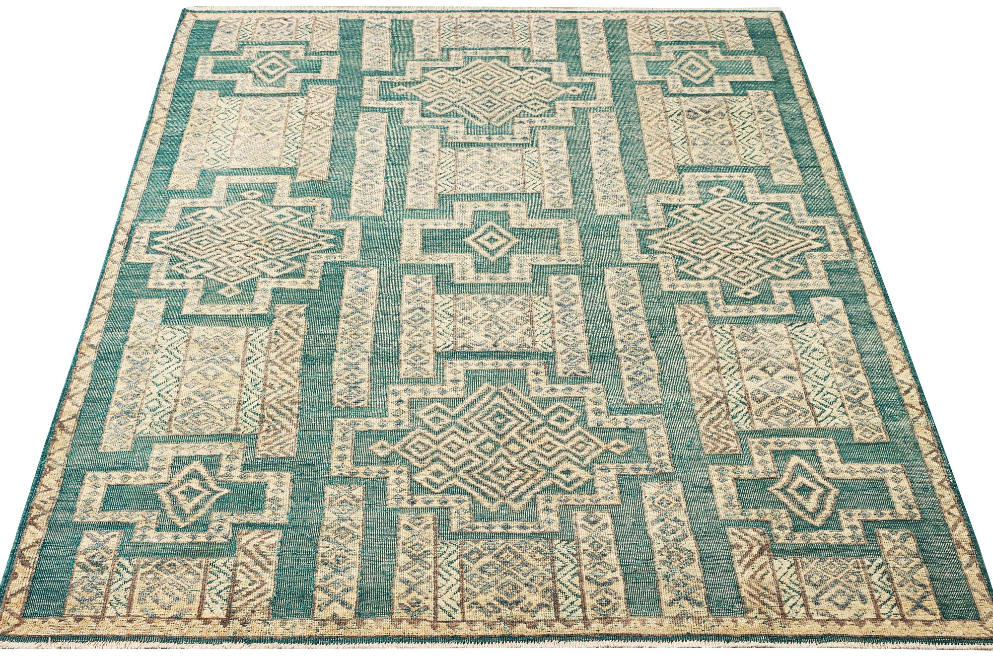 Matta, Marocko, modern design, ca. 309 x 204 cm.