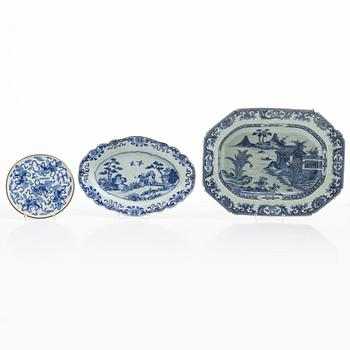 A group of eleven porcelain pieces, China, 18th-19th century.