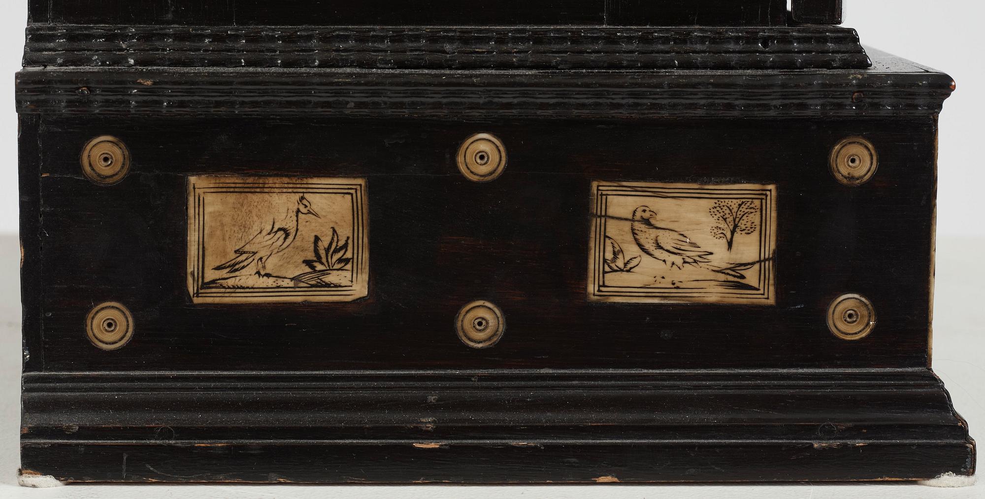 A Swedish cabinet from the late 17th century.