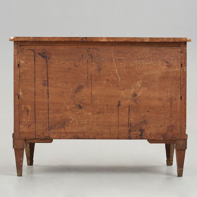 A late Gustavian commode by Lorentz Lundelius (master in Köping-Kungsör 1793-1805).