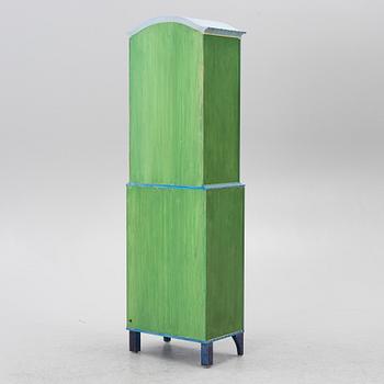 Carl Malmsten, cabinet, "Island", painted by Liselott Malmsten, Carl Malmsten AB, 1973.