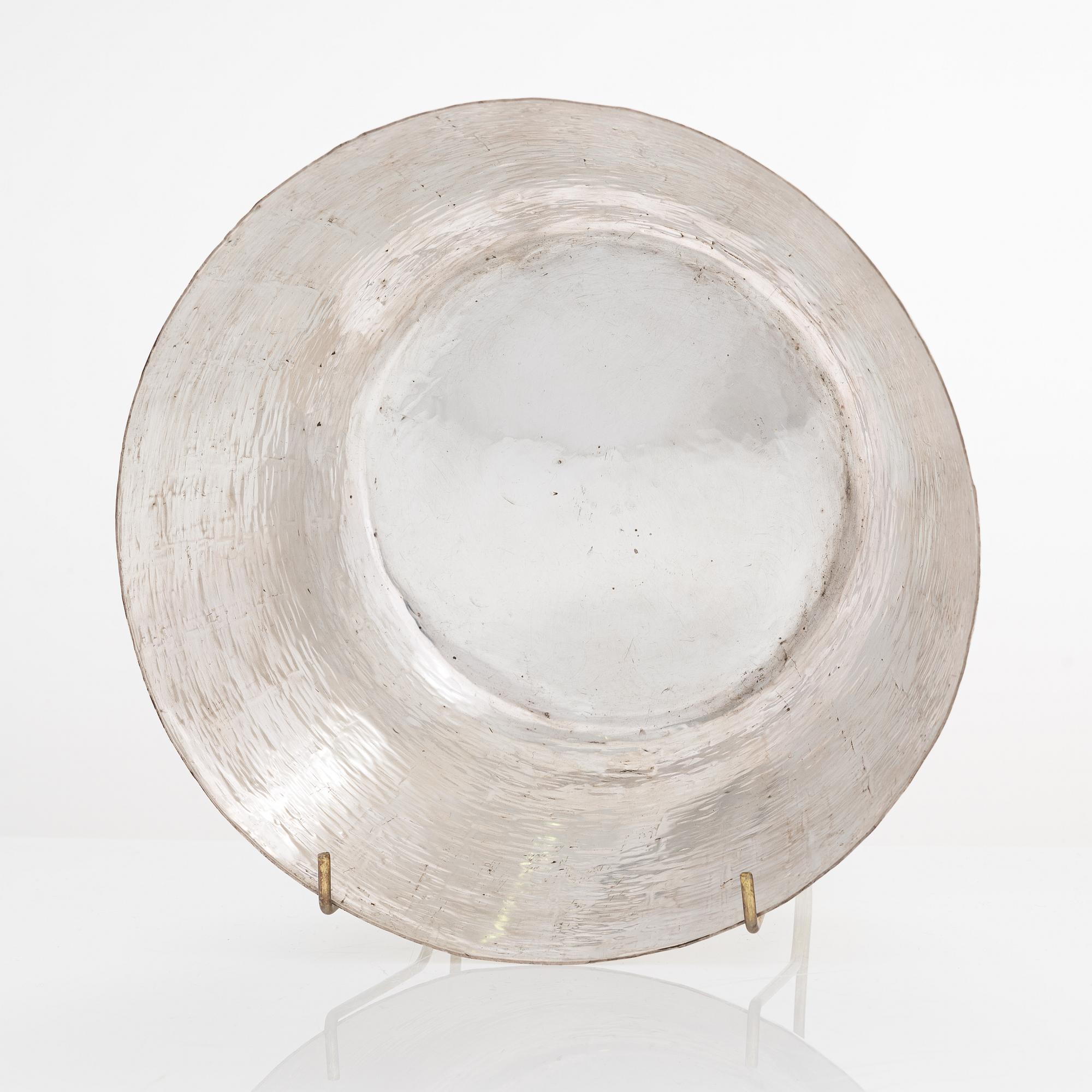 Tapio Wirkkala, Skål, sterlingsilver, stämplad TW, Kultakeskus, Tavastehus 1972.