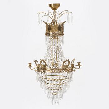 A 20th century chandelier.
