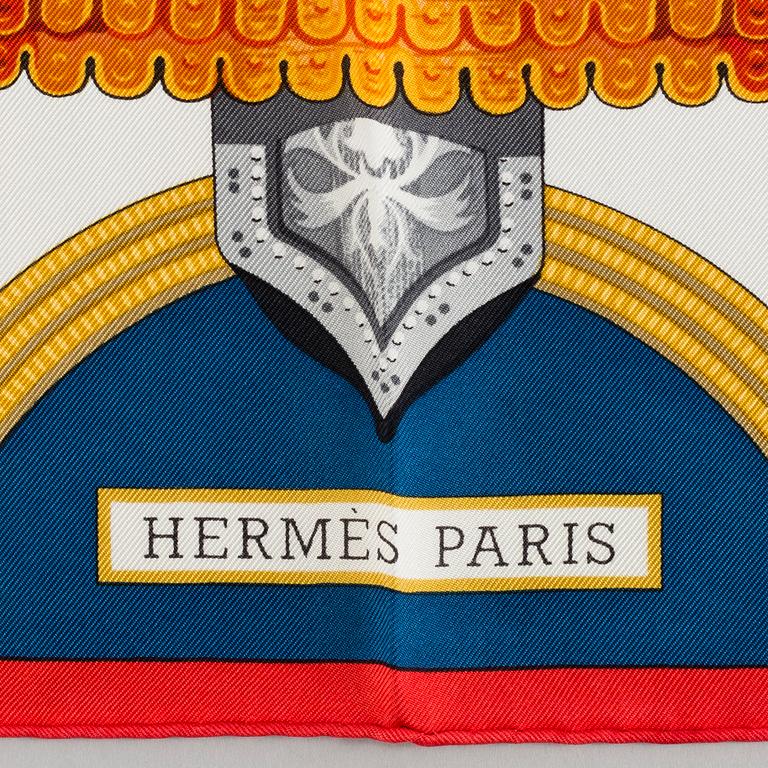 SCARF, Hermès, "L'Hommage á l'Amitié Franco-Ellenique", issued 1985.