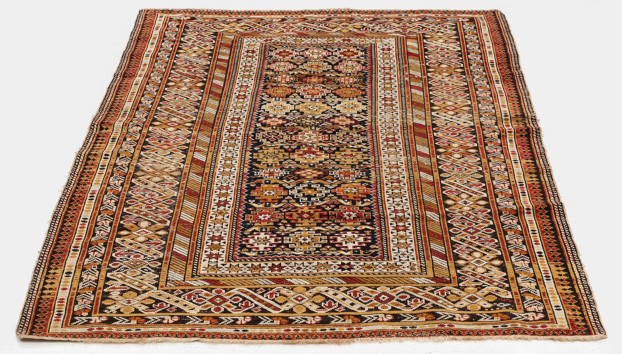 An antique Chichi rug, Northeast Caucasus, c. 178 x 119 cm.