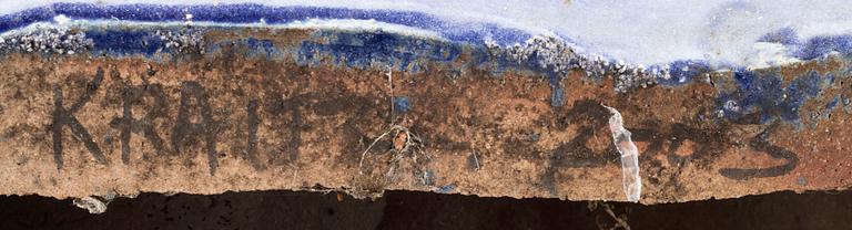 ULLA & GUSTAV KRAITZ, a signed and dated earthenware sculpture.