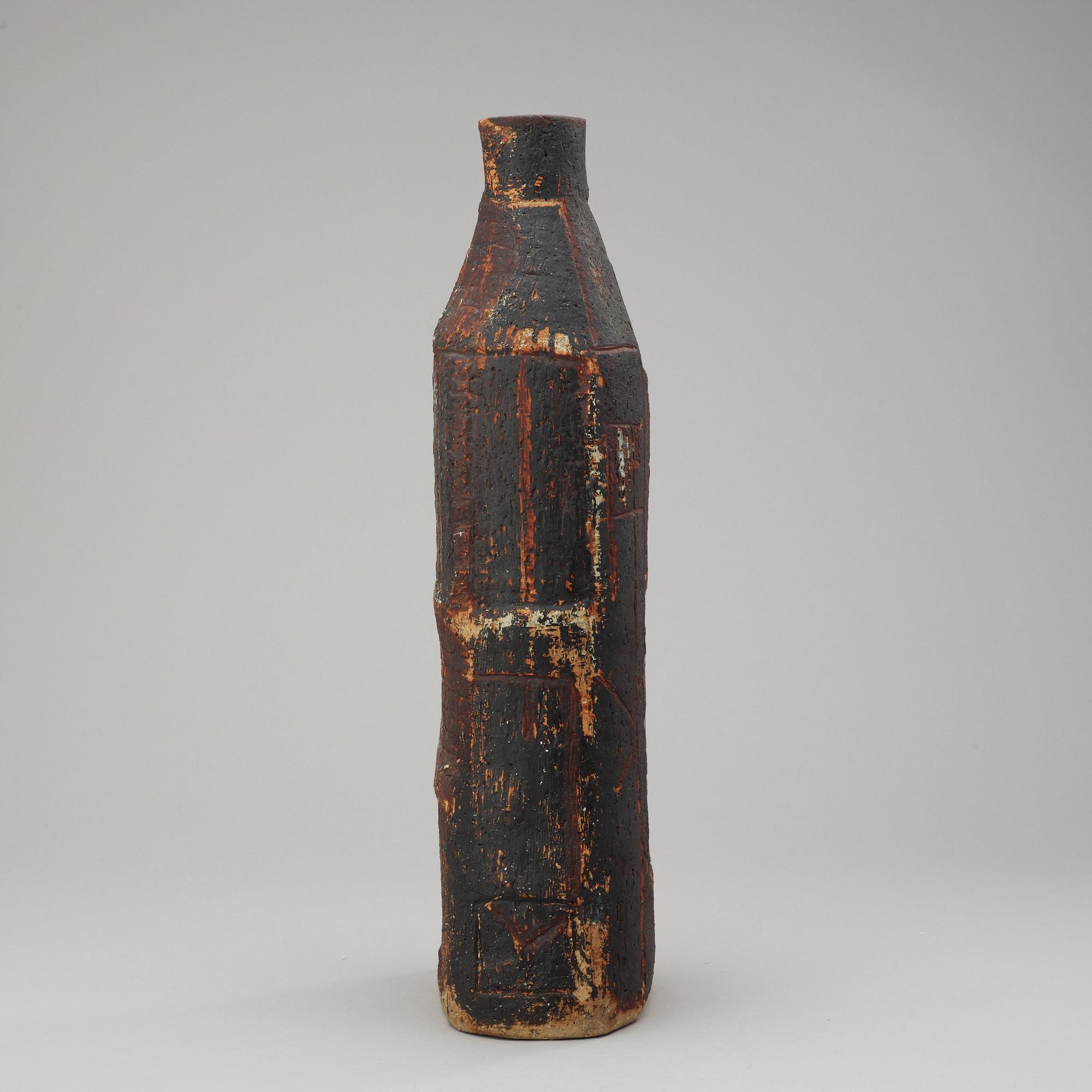 A Carl-Harry Stålhane stoneware vase, Rörstrand 1960.