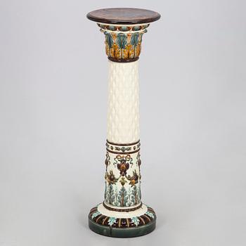 Kukkapylväs / jalusta, Arabia noin 1900.