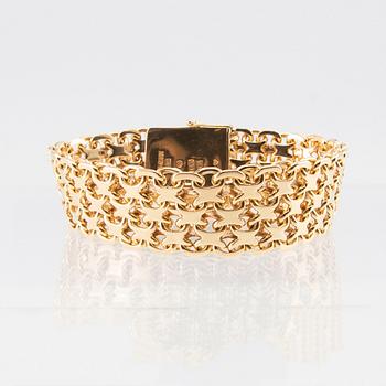 Armband x-länk 18K guld.