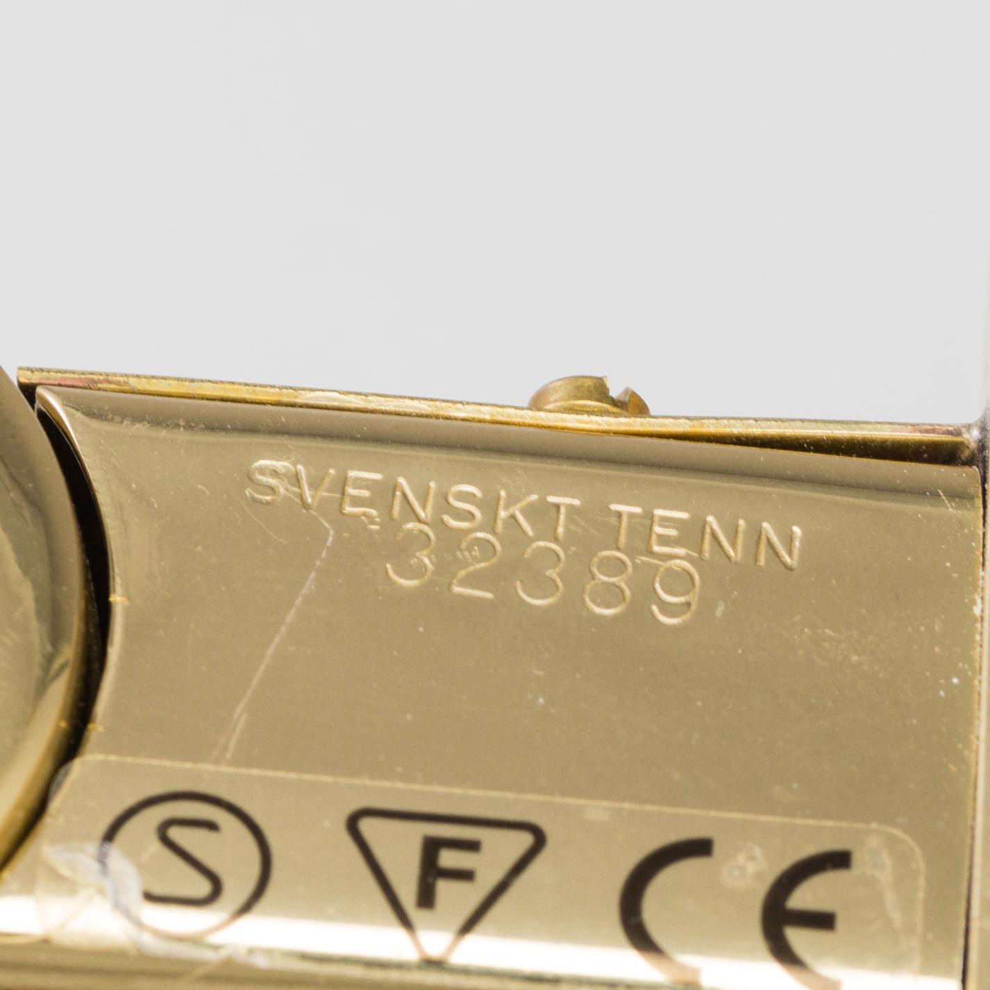 A brass wall light by Josef Frank, Firma Svenskt Tenn, model 32389.