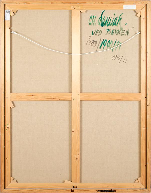 CHRYSTOPH LESNIAK, olja på duk, signerad a tergo.