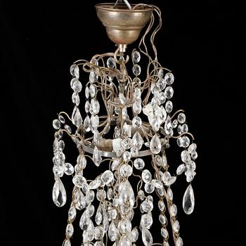 LJUSKRONA, Haga-modell, 1900-talets första hälft. Höjd ca 80 cm.