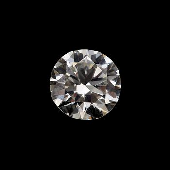 312. BRILLIANT CUT DIAMOND, loose. Weight 1.86 cts.