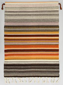 Elsa Montell-Saanio, a Raanu textile 'Campfire' from Lapland. Ca 120 x 88 cm.