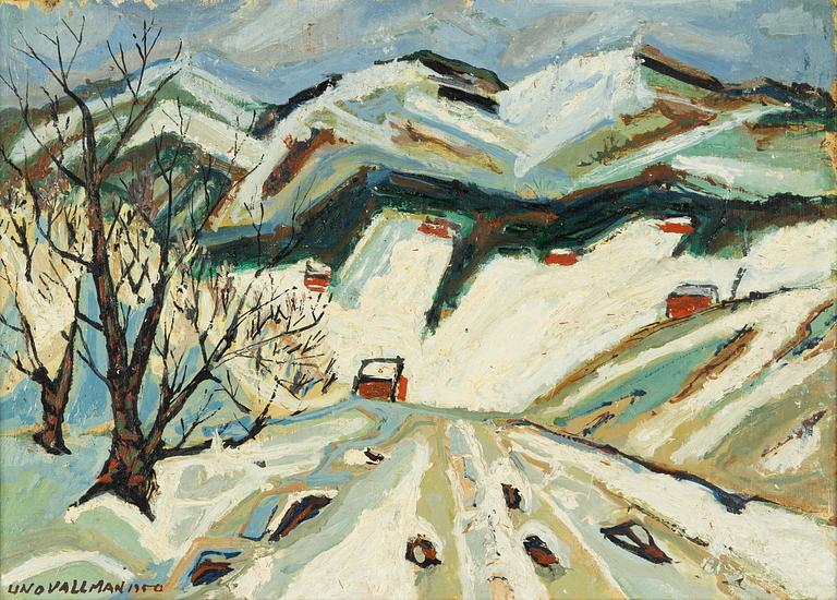 Uno Vallman, "Valley in Winter Garb".