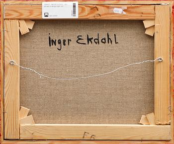 INGER EKDAHL, olja på duk, a tergo sign.