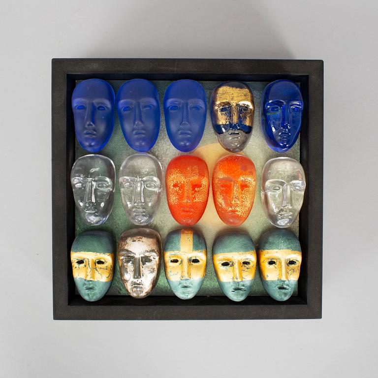 BERTIL VALLIEN, skulptur, Limited edition, signerad och numrerad 44/60. Kosta Boda,