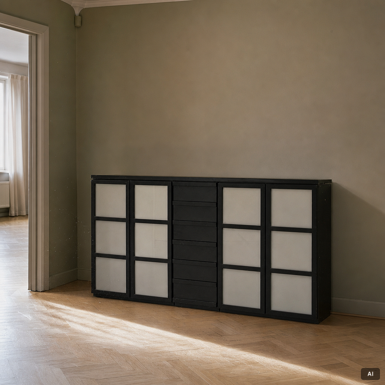 Titti Fabiani, bookcase, 5 sections, "Book", Ideal Form Team.