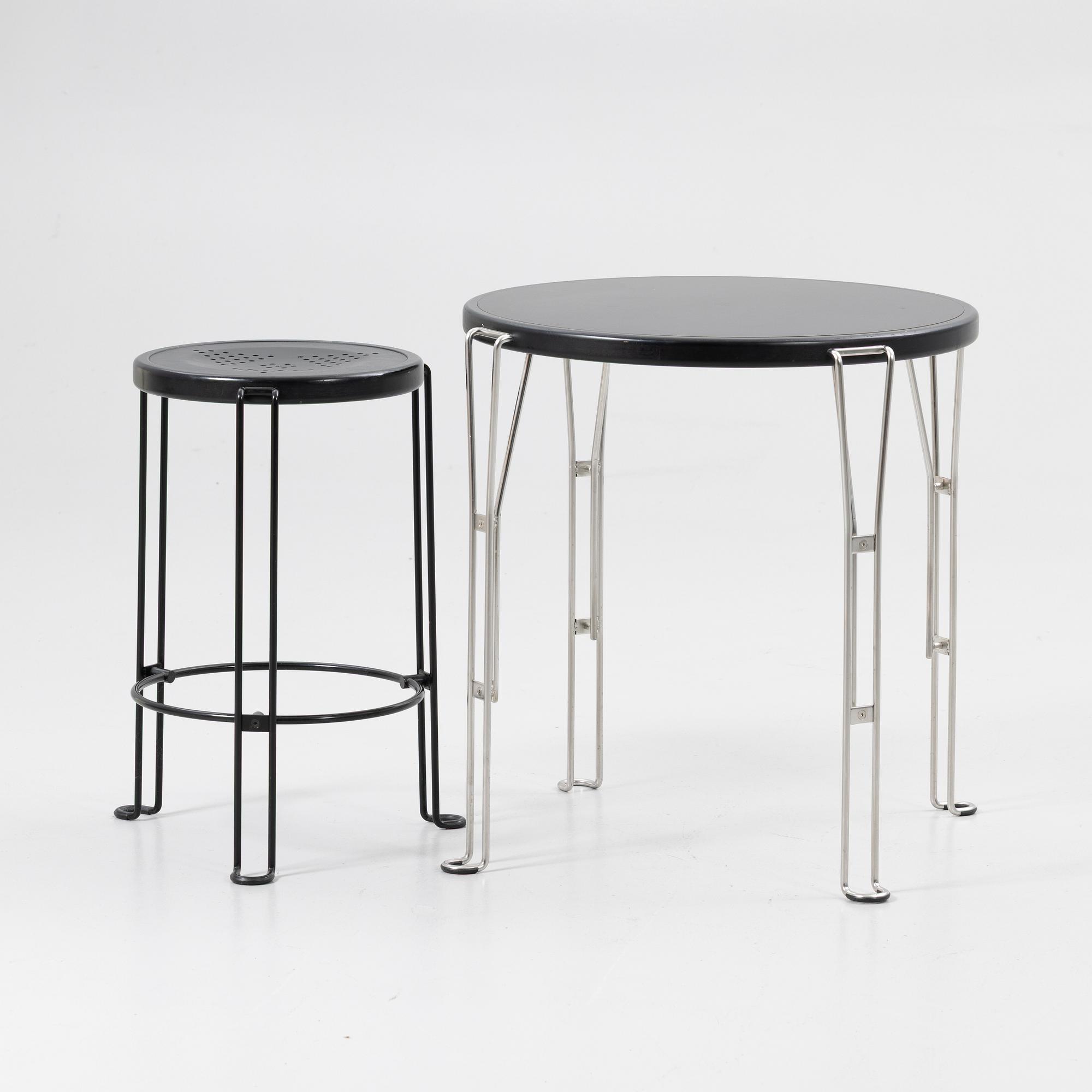 Börge Lindau, Café set, 5 pieces, “Oblado”, Blå Station.