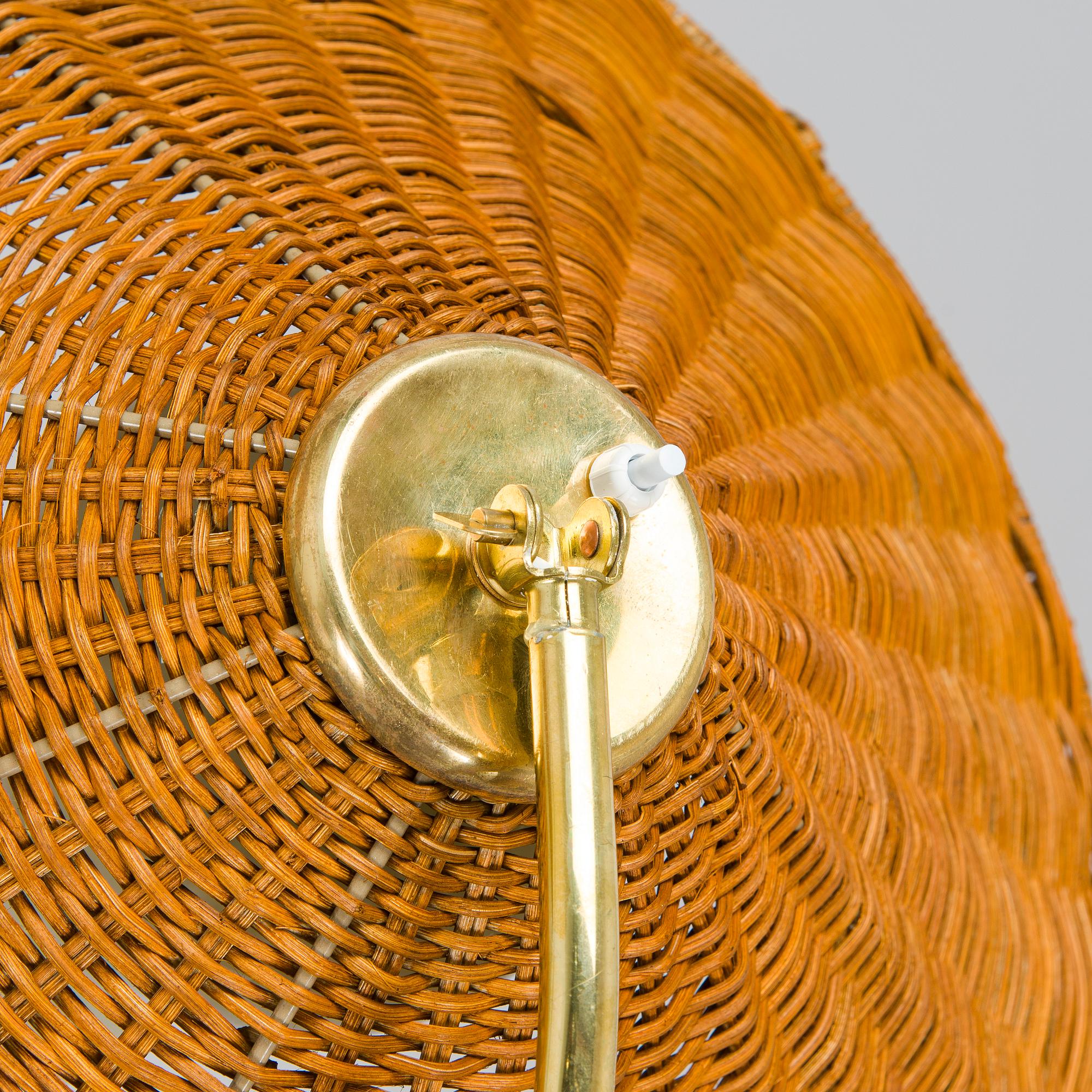 A pair of mid-20th century floor lamps.
