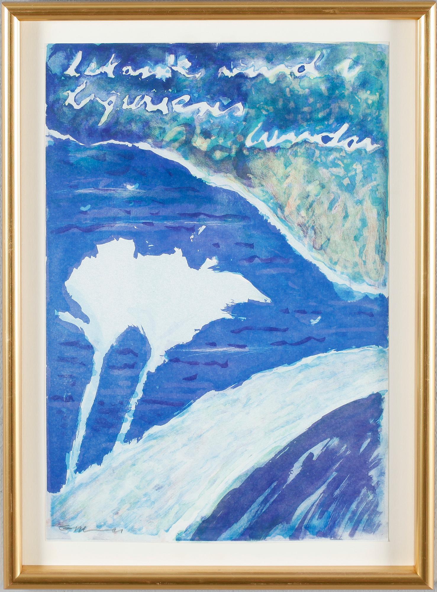 GÖSTA WERNER, 2 st, färglitografier, signerade.