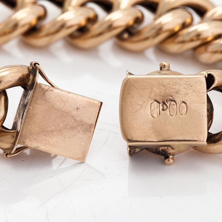 Armband, 14K guld. Kultakeskus, Tavastehus 1980.