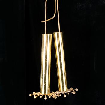 A pair of ceiling lamps, second half of the 20th century.