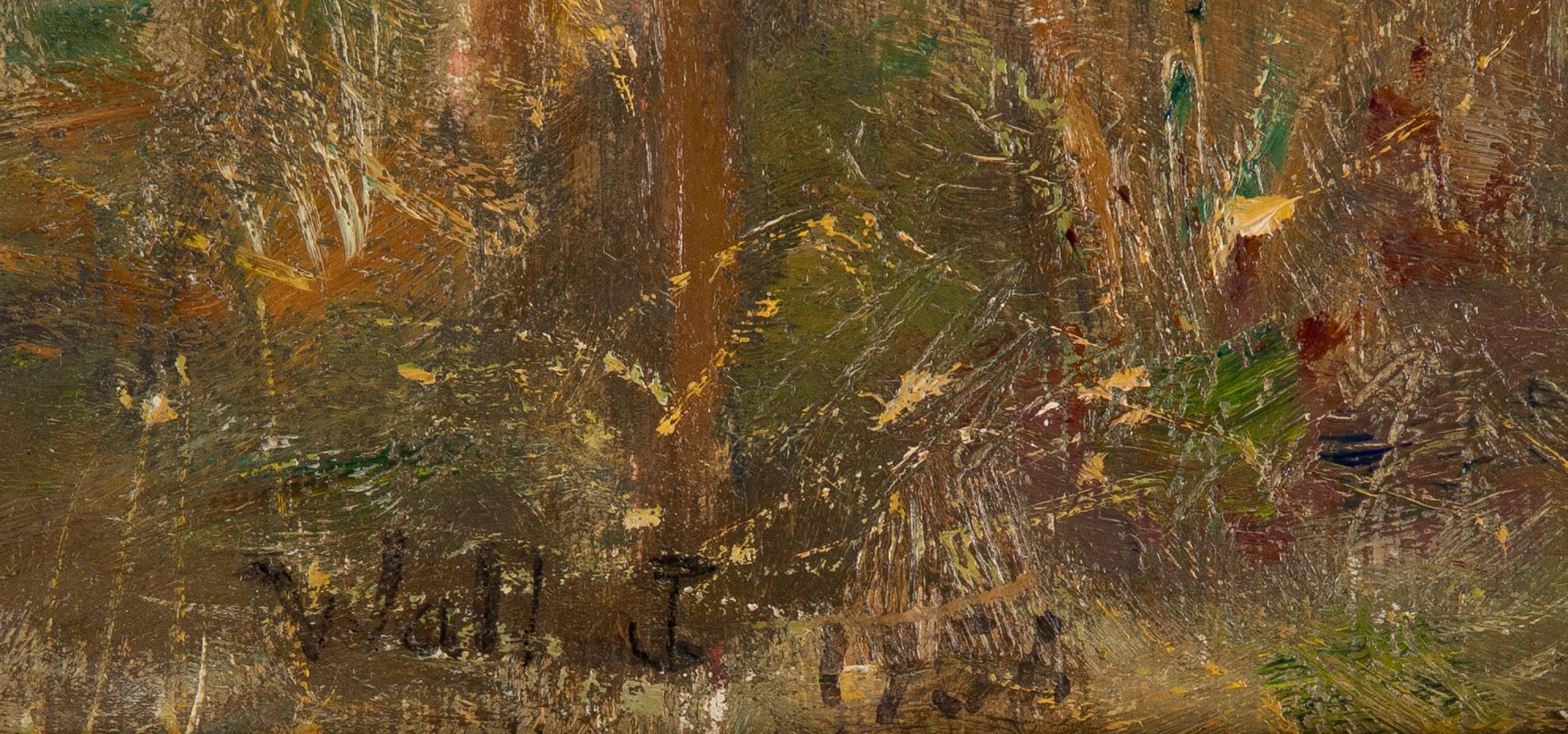 Axel Wallert, oil on board, signed and dated 1956.