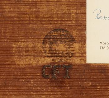 A Swedish Rococo 18th century miniature commode signed by G. Foltiern.