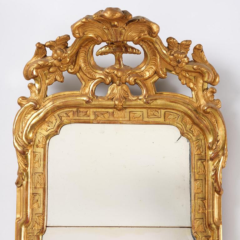 Spegel, Stockholmsarbete, 1700-talets senare del, Rokoko.
