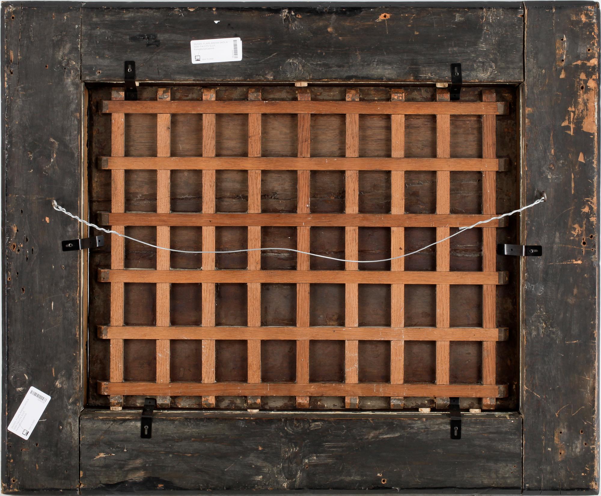 FLAMLÄNDSK SKOLA, parketterad pannå, 1500-talets slut.