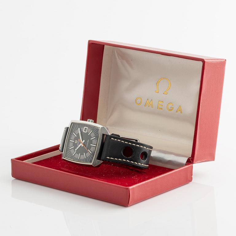 Omega, Seamaster "Compressor", armbandsur, 33.5 x 33.5 mm.
