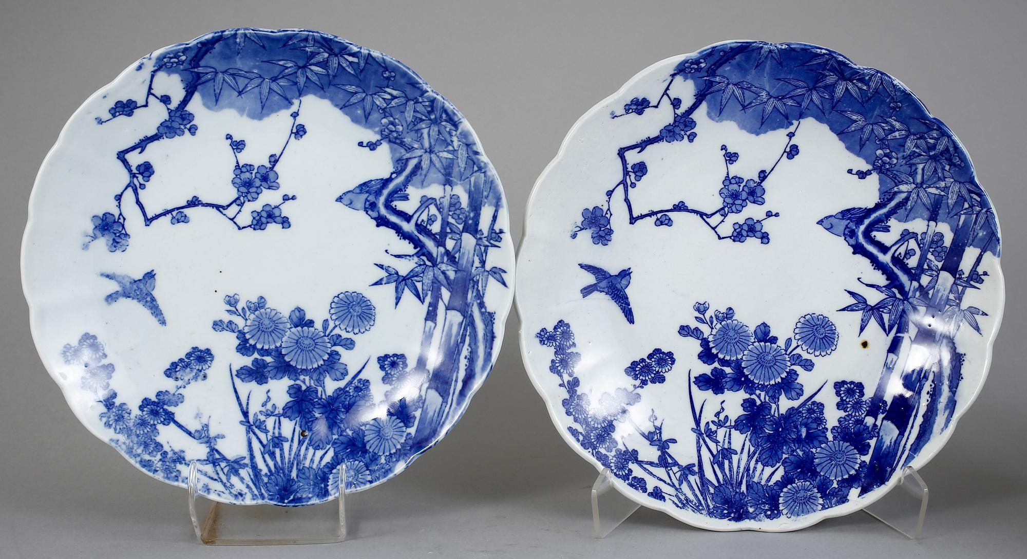 PARTI JAPAN, 4 st, porslin, 1900-talets första hälft.