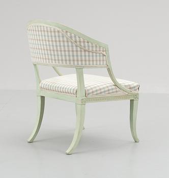 A late Gustavian armchair by E. Ståhl.