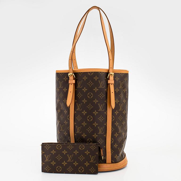 Louis Vuitton, a Monogram Canvas "Bucket" bag and pochette.