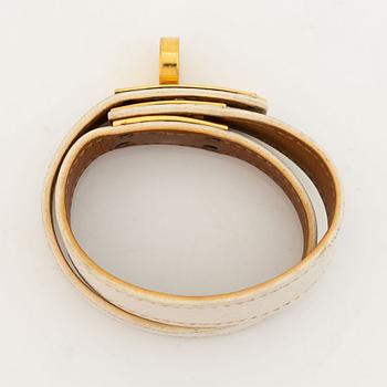 Hermès, a lether bracelet, "Kelly".