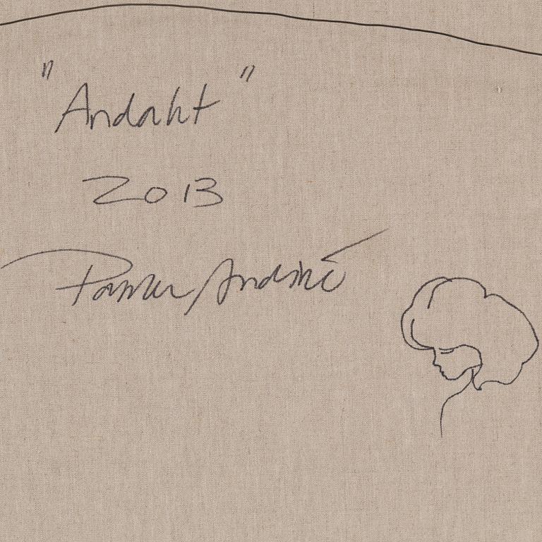 PATRIK ANDINÉ, oil on canvas signed.