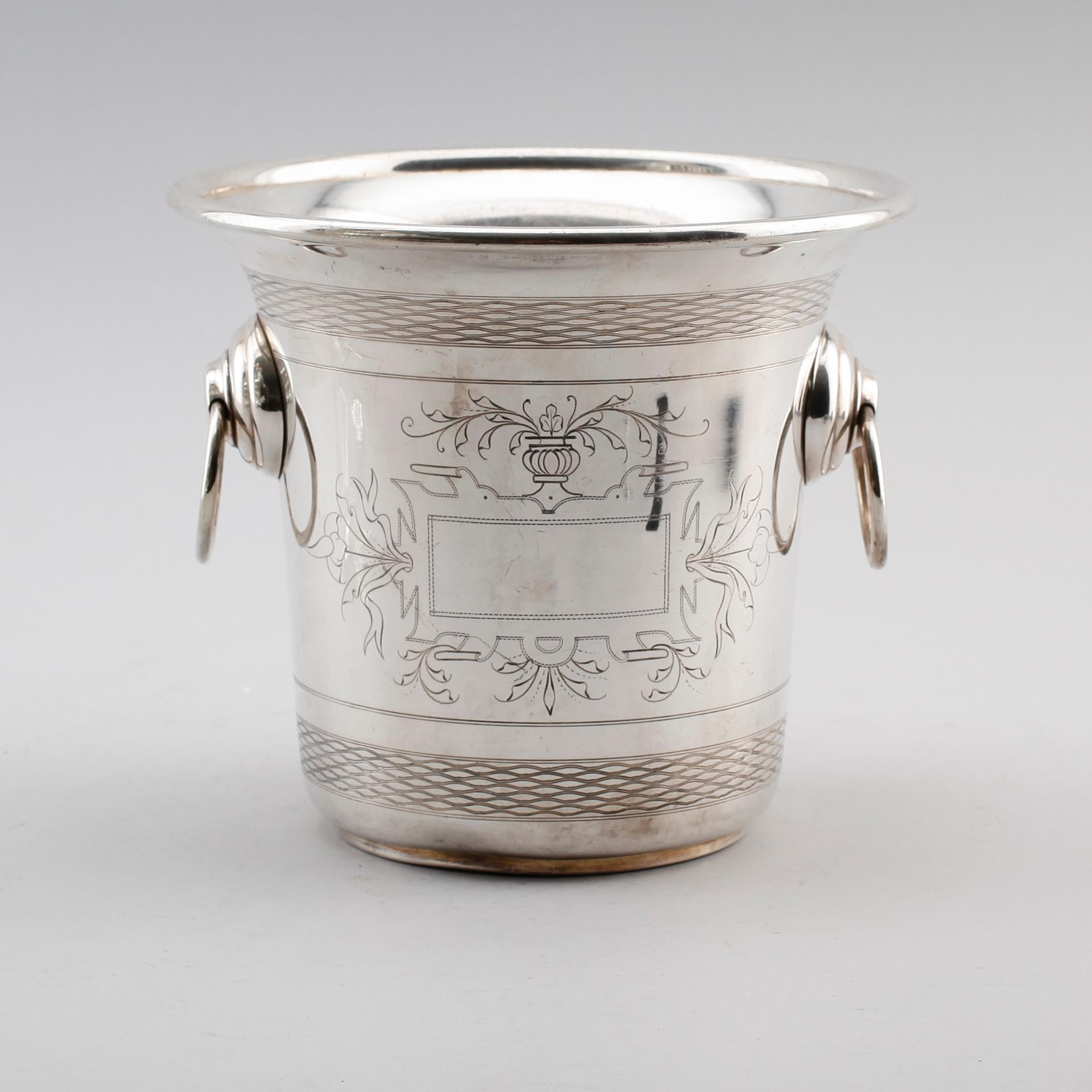 ISHINK, nysilver, AG Dufva, omkring år 1900.