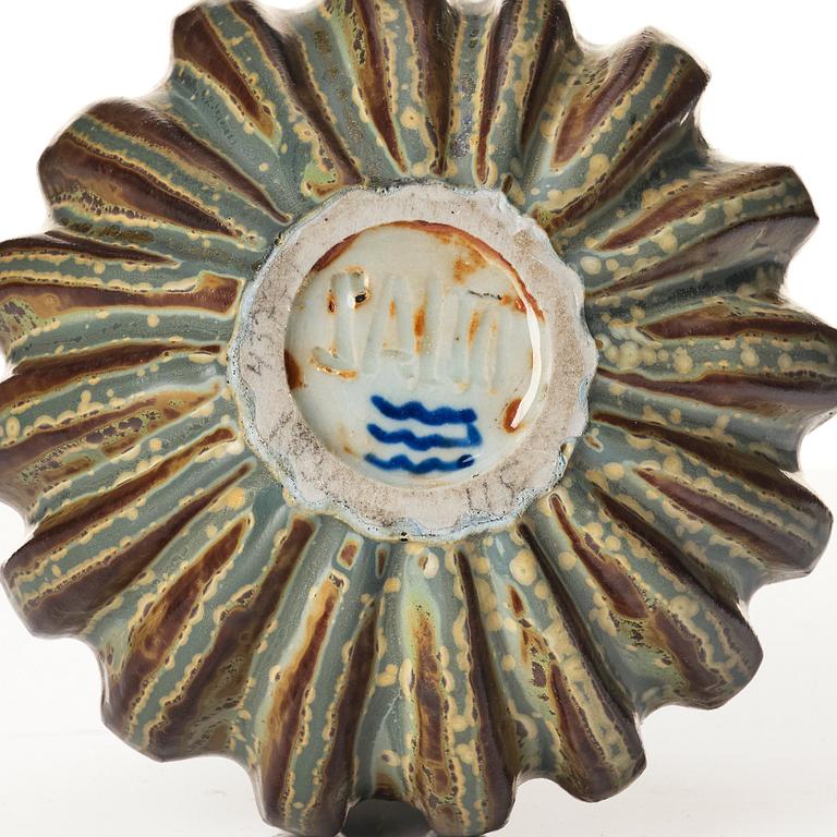 Axel Salto, a stoneware vase, Royal Copenhagen, mid 20th century.