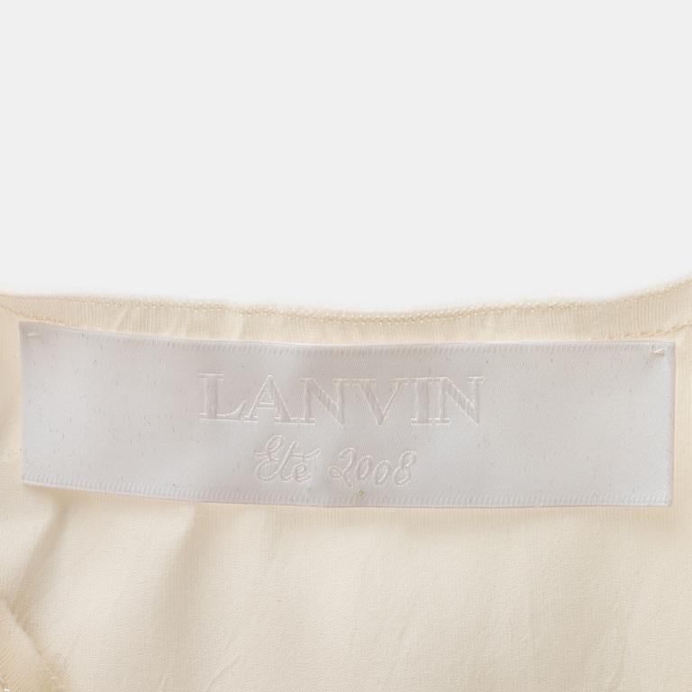 Lanvin, A silk top, size 36.