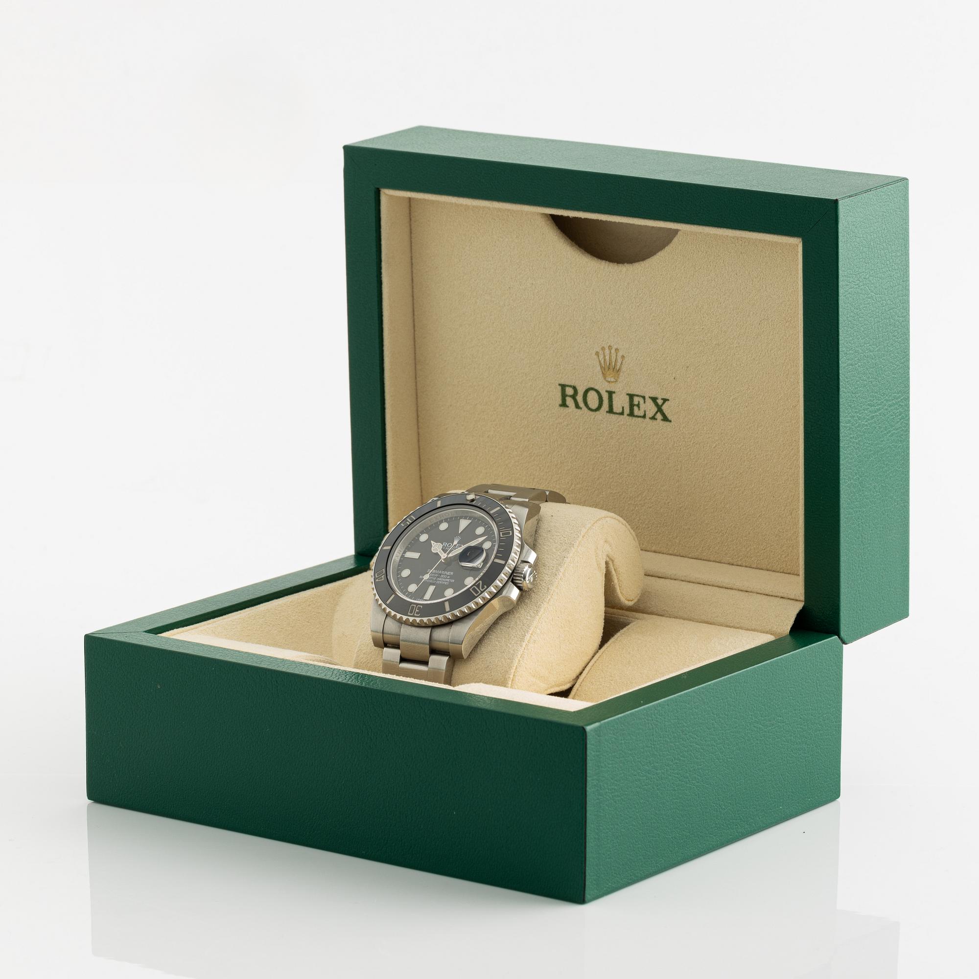Rolex, Oyster Perpetual Date, Submariner, wristwatch, 40 mm.
