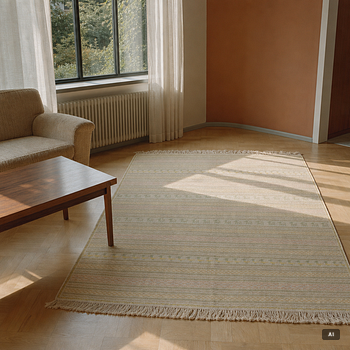 A Kelim carpet, c. 204 x 150 cm.