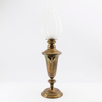 Kerosene lamp from the turn of the 20th century.