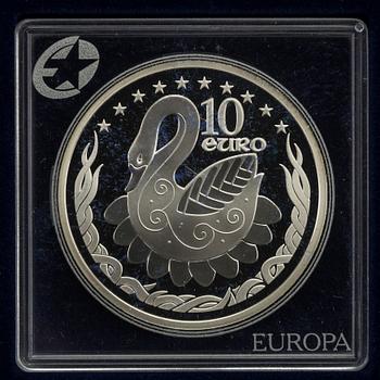 MINNESMYNT, 12, st, silver "Europa" Officiella Europamynt.