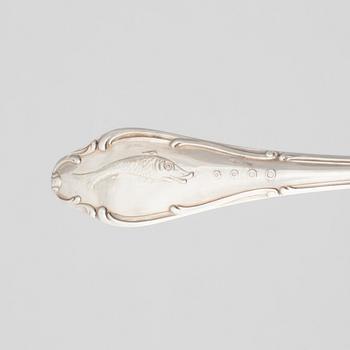 Bestickuppsättning, 63 delar, silver, "Märtha", MGAB, Uppsala, samt Wallin & Thorsen, Borås, bl a 1935.