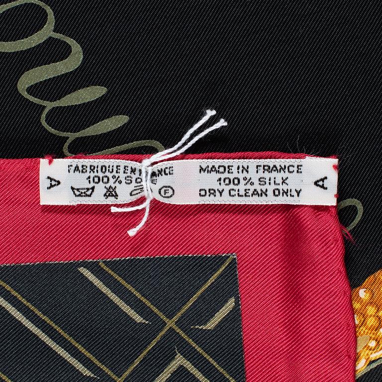 Hermès, scarf, "Hommage à Mozart".