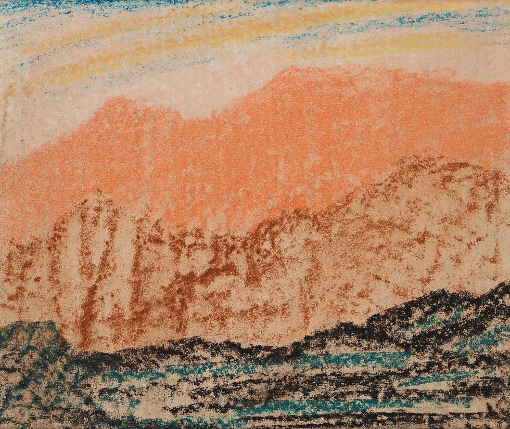 Carl Fredrik Hill, Bergslandskap.