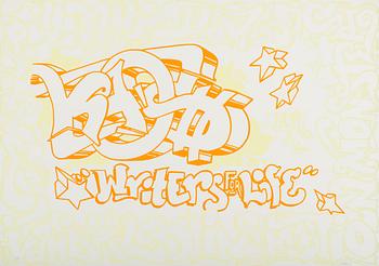 AKAY, BATES, REASON, BLIND and ceveral other scandinavian graffiti legends, eight screen prints, signed and dated -97.